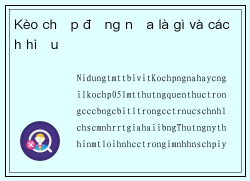 Kèo chấp đồng nửa là gì và cách hiểu