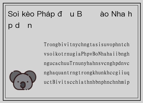 Soi kèo Pháp đấu Bồ Đào Nha hấp dẫn