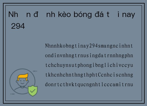 Nhận định kèo bóng đá tối nay 294