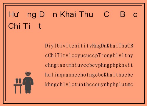 Hướng Dẫn Khai Thuế Cờ Bạc Chi Tiết