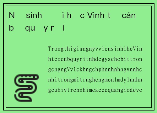 Nữ sinh Đại học Vinh tố cán bộ quấy rối
