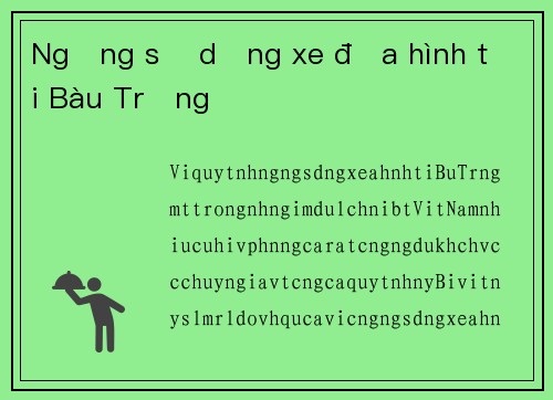 Ngừng sử dụng xe địa hình tại Bàu Trắng