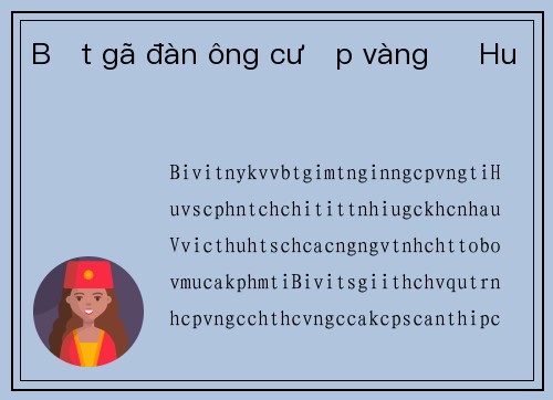 Bắt gã đàn ông cướp vàng ở Huế