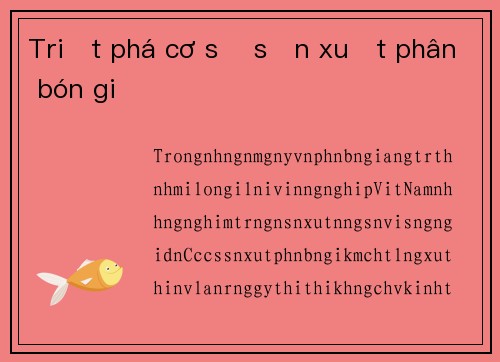 Triệt phá cơ sở sản xuất phân bón giả